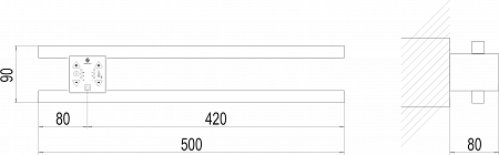 Полка Электро П2 ПРОФ 500х90 NEW Тольятти - фото 4